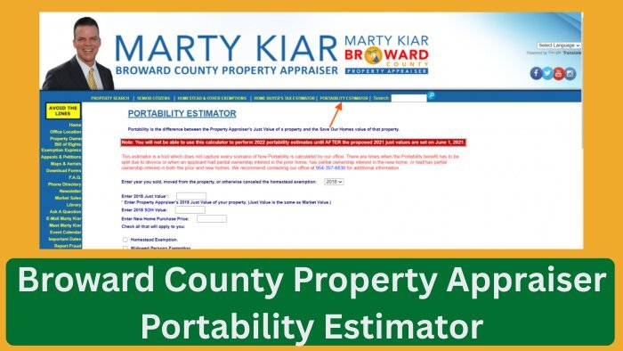 Broward-County-Property-Appraiser-Portability-Estimator